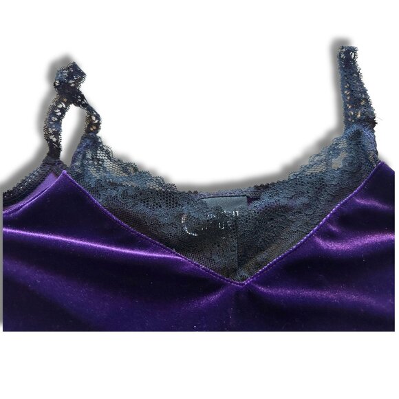 Midnight Hour Purple Velvet Top - Picture 3 of 5